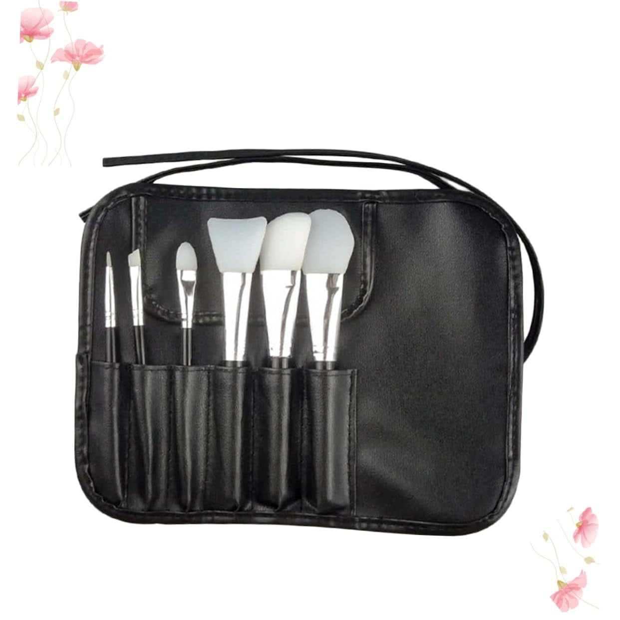 1 Set 6Pcs Portable Makeup Brush Makeup Brush Tool Makeup Brush for Women Makeup Brush Kit Black