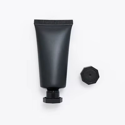 "Ultimate Matte Black Squeeze Bottle Set: 30ML, 50Pcs/Lot - Perfect for Skin Care Creams and Cosmetics"