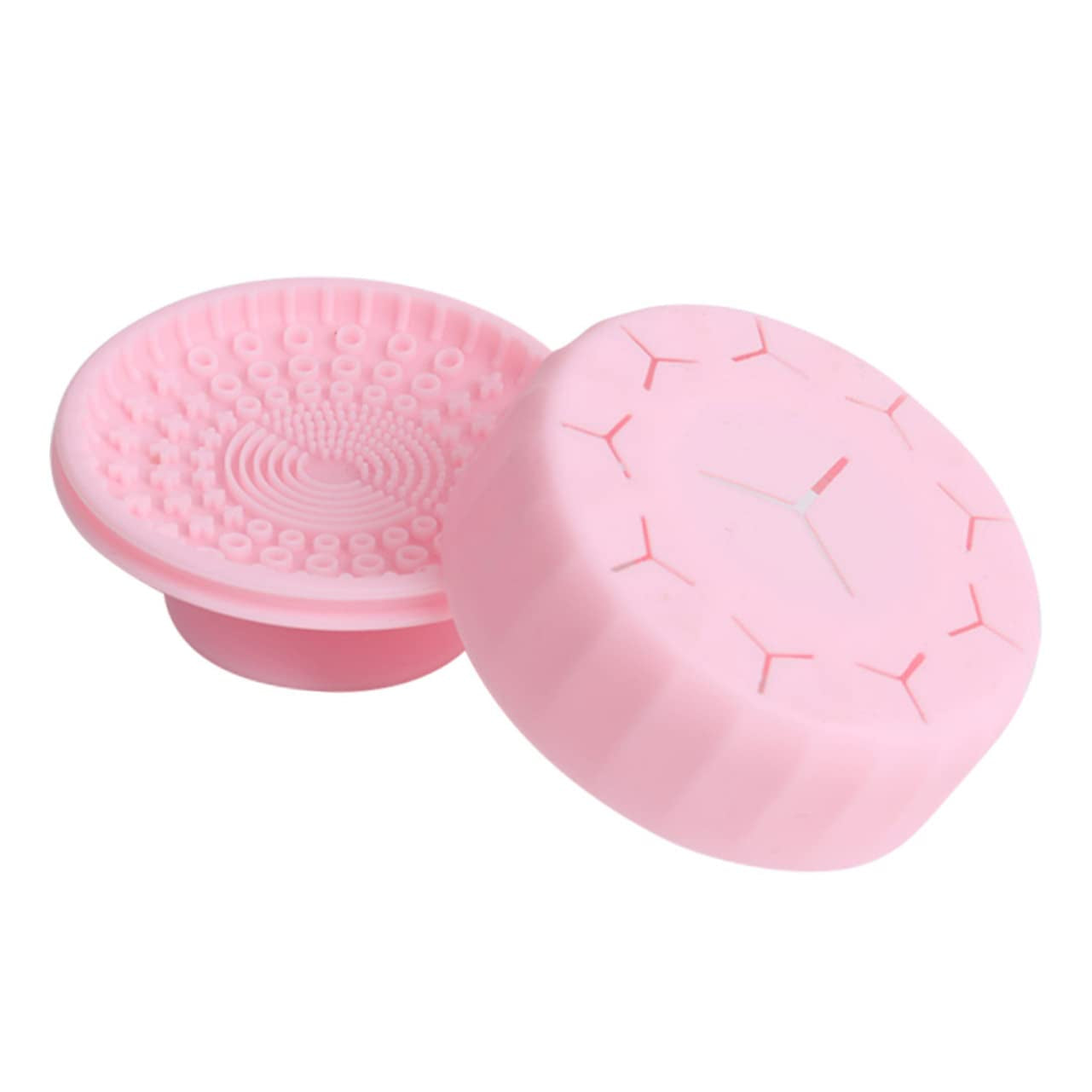 2Pcs Makeup Brush Cleaning Box Silicone Makeup Tool Cleaner Electric Makeup Brush Cleaner Makeup Sponge Makeup Accessories Makeup Cleaner Makeup Pad Make Up