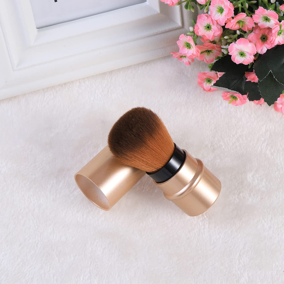 3Pcs Foundation Brush Retractable for Makeup Foundation Makeup Brush Makeup Supplies Liquid Makeup Bronzer Makeup Soft Makeup Tool Foundation Applicator Corrugated Silk Nylon Wool