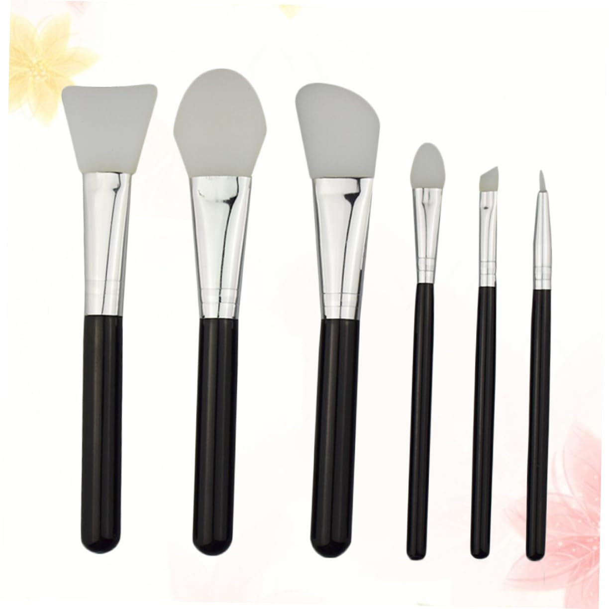 1 Set 6Pcs Portable Makeup Brush Makeup Brush Tool Makeup Brush for Women Makeup Brush Kit Black