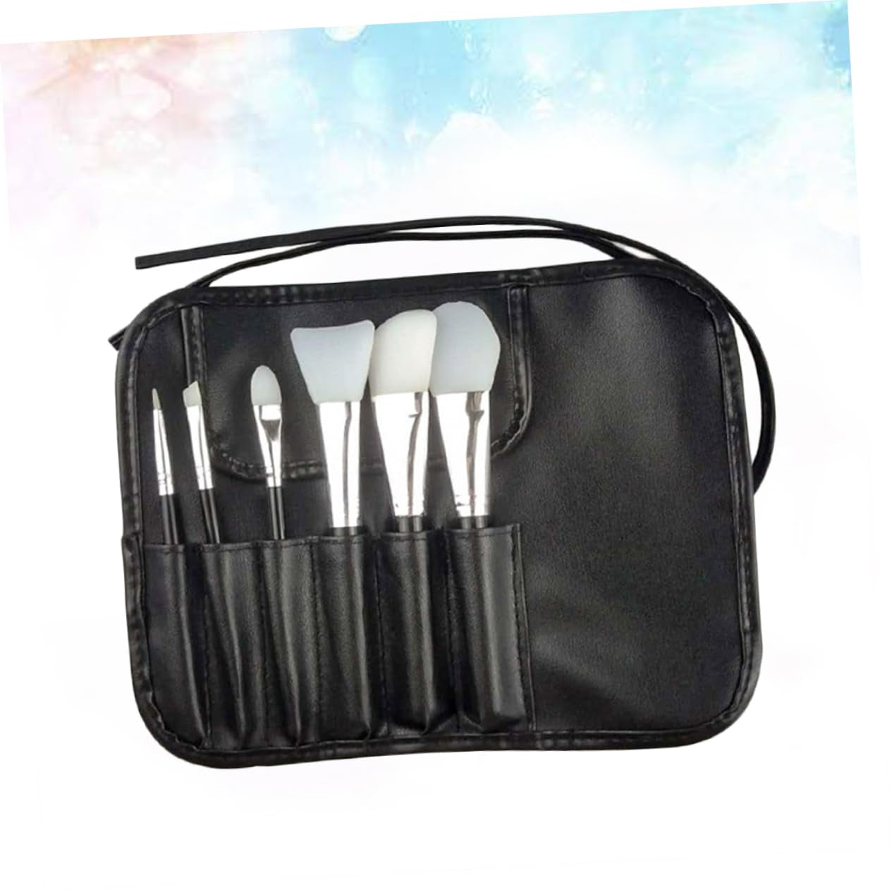 1 Set 6Pcs Portable Makeup Brush Makeup Brush Tool Makeup Brush for Women Makeup Brush Kit Black