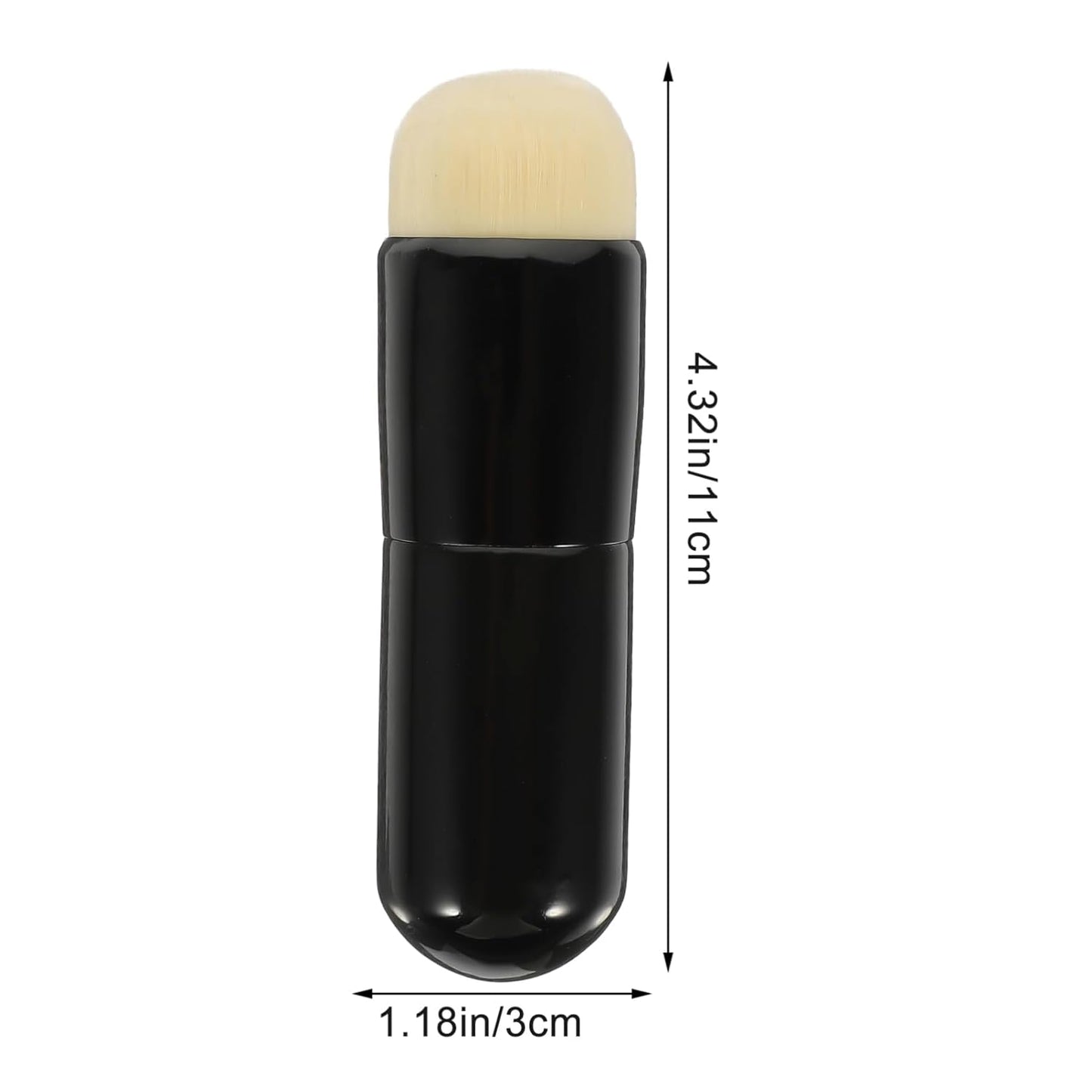 Makeup Supplies Travel Makeup Brush Powder Brush for Loose Powder Makeup Brush Travel Foundation Applicator Cosmetic Applicator Makeup Tools Make up Brush Cosmetic Tools Flannel