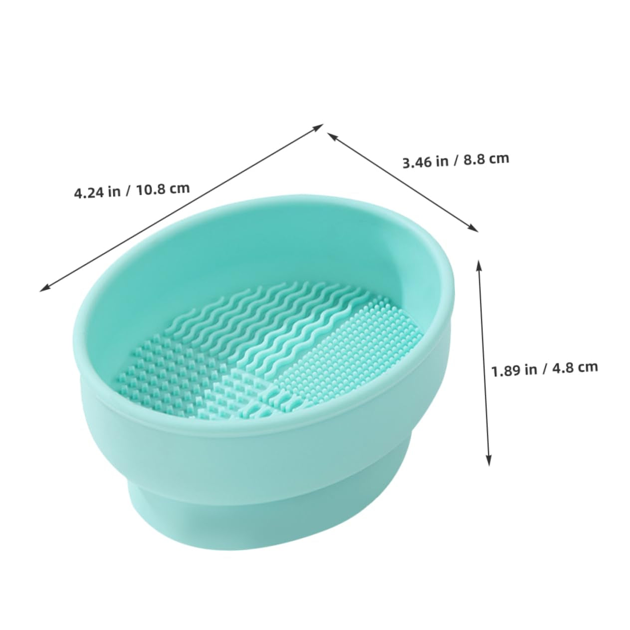 Makeup Brush Drying Stand Makeup Brush Scrubber Makeup Brush Cleaner Makeup Brush Drying Mat Makeup Brush Holder Cleaner Bowl for Makeup Tools Brush Drying Holder Green