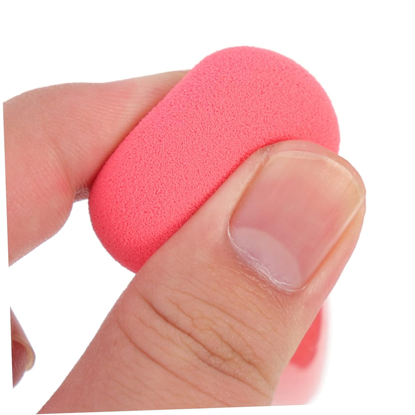 3Pcs Heart Shaped Face Wash Makeup Brush Pen Beauty Makeup Tool Small Makeup Sponges for Eyes Face Powder Puff Makeup Sponges with Handle Portable Makeup Pens Makeup Soft Sponge Pp