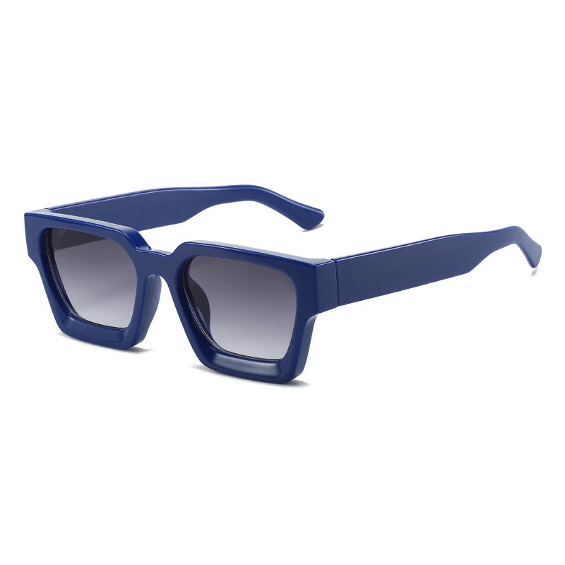 Ins Popular Women Square Sunglasses Retro Men Tinted Shades UV400