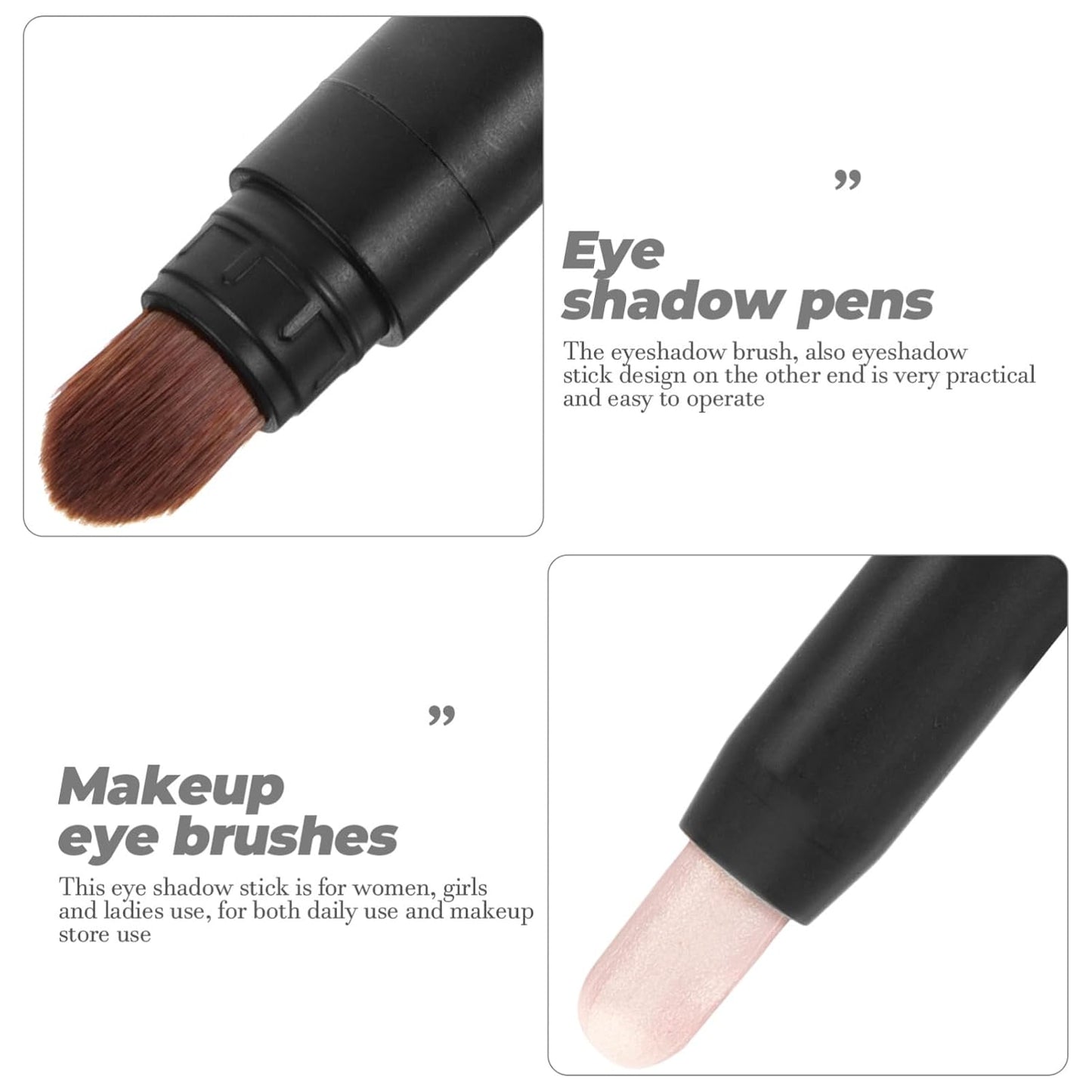 Eye Makeup Tool Makeup Eye Small Eyeshadow Eye Shadow Makeup Eyeshadow Makeup Make up Eyeshadow Eye Shadow Pens Eyeshadow Brush Eye Shadow Sticks Eye for Eyeshadow Light Brown Abs