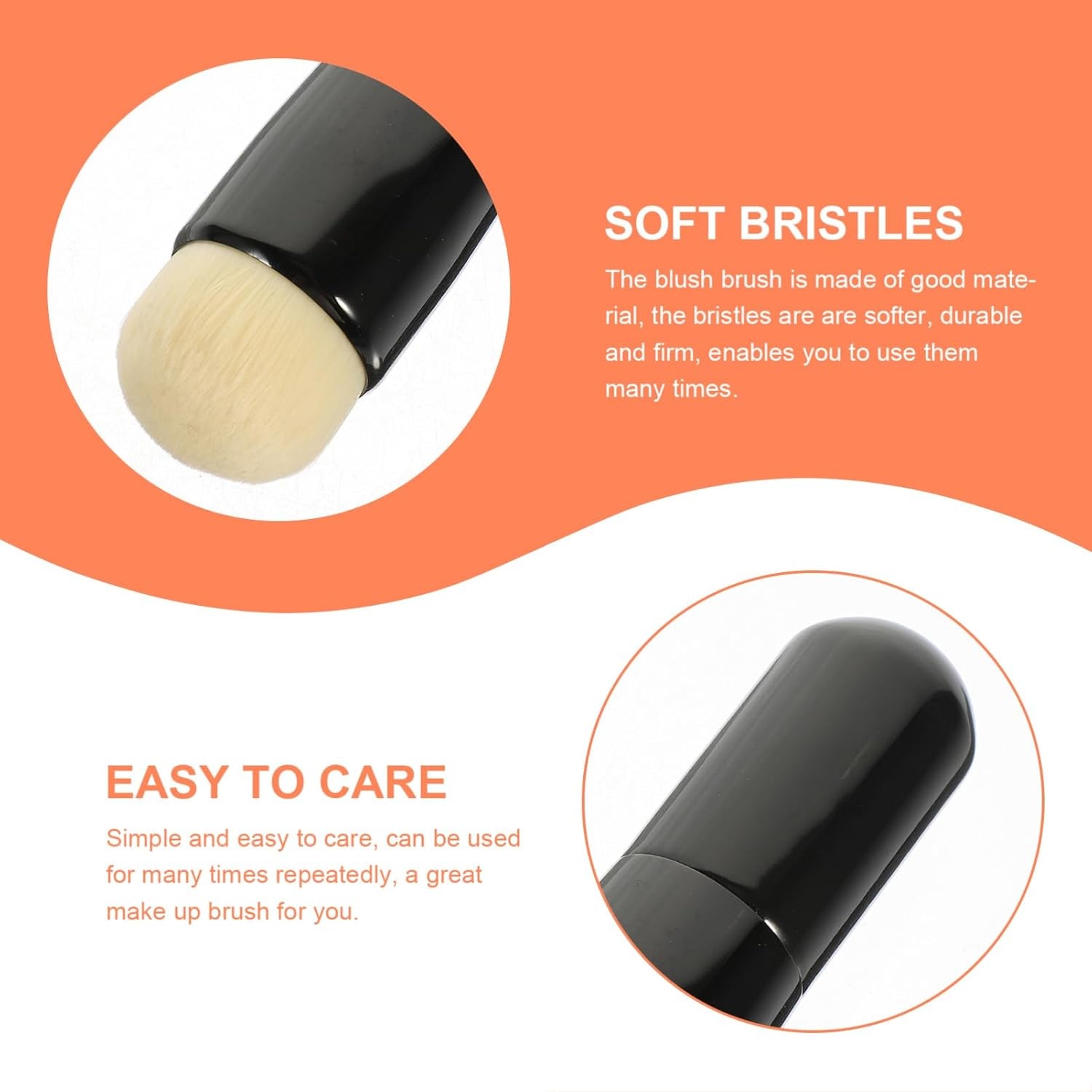 Makeup Supplies Travel Makeup Brush Powder Brush for Loose Powder Makeup Brush Travel Foundation Applicator Cosmetic Applicator Makeup Tools Make up Brush Cosmetic Tools Flannel